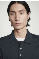 Cotton Polo Navy - Image 3