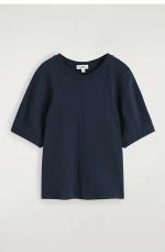 Cotton T-Shirt Navy - Image 3