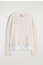 Height Jgg Patchwork Merino Wool Knitwear Beige - Image 4