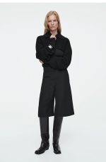 Casual Short Fleece Blend Knitted Outerwear Long Sleeve