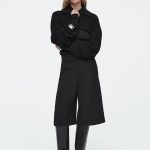 Casual Short Fleece Blend Knitted Outerwear Long Sleeve