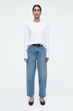 Standard Tapered High Waist And Ankle Denim