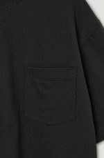 Turtleneck T-Shirt Black - Image 5