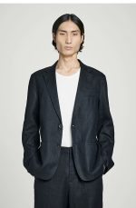 Linen Single-Breasted Jacket