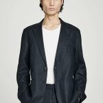 Linen Single-Breasted Jacket