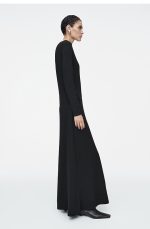 Knitted Slim Dress Black
