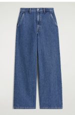 Casual Minimalist Denim Wear Wide-leg High Waist Denim - Image 4