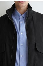 Cotton Oversized Shirt Blue - Image 2