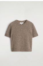 Knitted T-Shirt Brown - Image 4