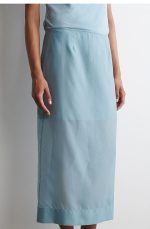 Straight Skirt Blue - Image 3