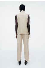 Wool Pants Beige - Image 3