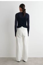 Standard Barrel Mid-waist Denim White - Image 3