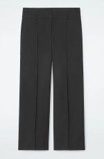 Wool Straight Pants Black - Image 3