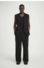 Linen Sleeveless Jacket