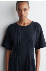 Cotton Pleated Dress - Image 3