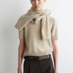 Knitted T-Shirt Beige
