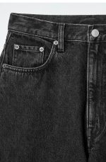 Standard Barrel Mid-waist Denim Black - Image 5