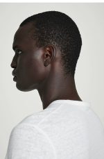 Linen T-Shirt White - Image 3