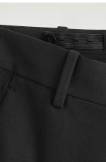 Straight Trousers Black - Image 5