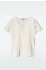 Cotton V-Neck Top - Image 4