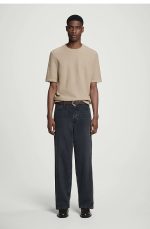 Knitted T-Shirt Beige