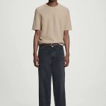 Knitted T-Shirt Beige