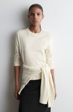 Long-Sleeve T-Shirt Beige