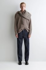 Standard Straight Cargo Mechanical Denim Blue