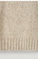 Knitted T-Shirt Beige - Image 5