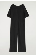 Silk Jumpsuit Black - Image 3