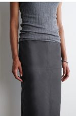 Ruched Skirt Black - Image 3