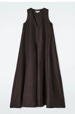 Oversized Dress Brown - Image 3