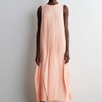 Pleated Dress Orange