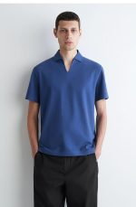 Cotton Polo Blue