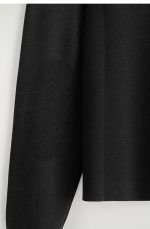 Knitted Cardigan Black - Image 5