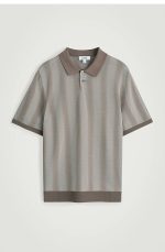 Knitted Polo Brown - Image 4