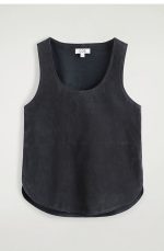 Suede Round-Neck Vest - Image 3