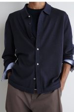 Merino Shirt Navy - Image 3