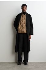 Quilted Vest Beige - Image 2