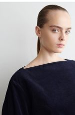 Corduroy Top Navy - Image 3