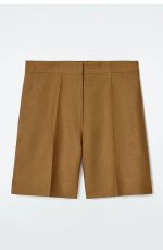 Linen Shorts Brown - Image 3
