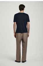 Linen T-Shirt Navy - Image 2