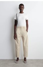 Cotton Pants Beige