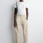 Cotton Pants Beige
