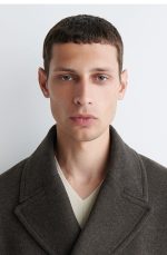 Double-Breasted Coat Brown - Image 3