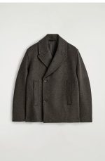 Double-Breasted Coat Brown - Image 4