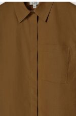 Cotton Shirt Brown - Image 4