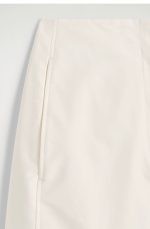 Cotton Barrel Trousers White - Image 5