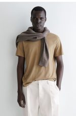 Cotton T-Shirt Brown