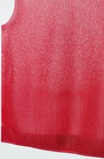 Knitted Round-Neck Vest - Image 4